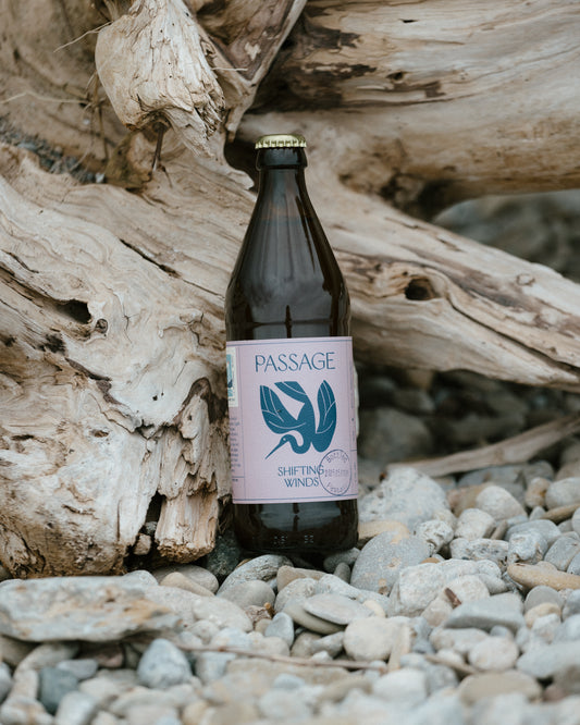Shifting Wind - farmhouse lager bottle